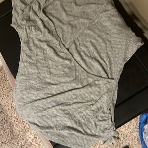 It’s a cute cross body t-shirt.